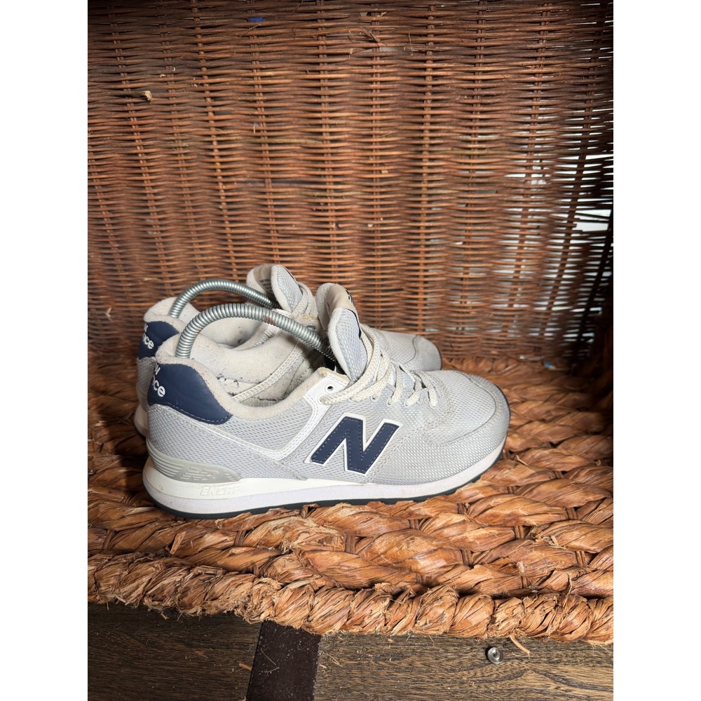 New Balance 574 Grey Navy Mens‎ Sneakers ML574JA Size 8.5 Running Shoes